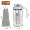QHH Cold Brew Coffee Maker,32 oz Mason Jar Pitcher with