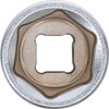 BGS 10514 | Socket, Hexagon, deep | 6.3 mm (1/4")