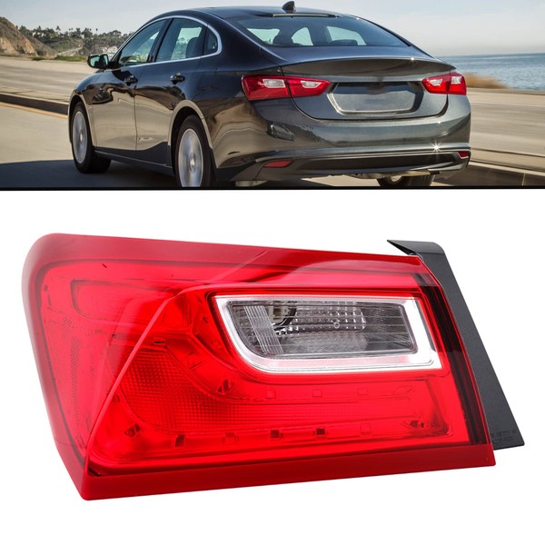 JSKAPA Tail Light Assembly For Chevy Malibu 2016 2017 2018
