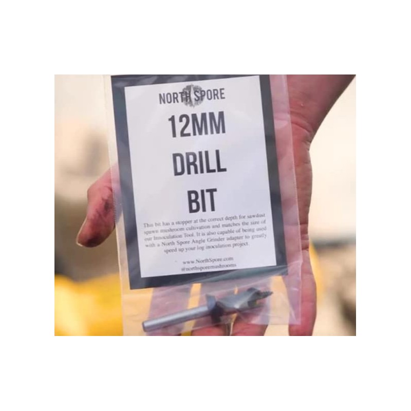 12 mm Sawdust Spawn Mushroom Log Inoculation Drill Bit |