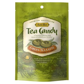 Bali's Best Green Tea Latte Candy, 5.3 Oz (Pack of 12), Individually Wrapped Hard Candy, Made with Real Tea, with Natural Antioxidants, Halal
