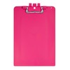 Snopake A4 Pink Clipboard with Pen Holder, Heavy Duty Ergonomic