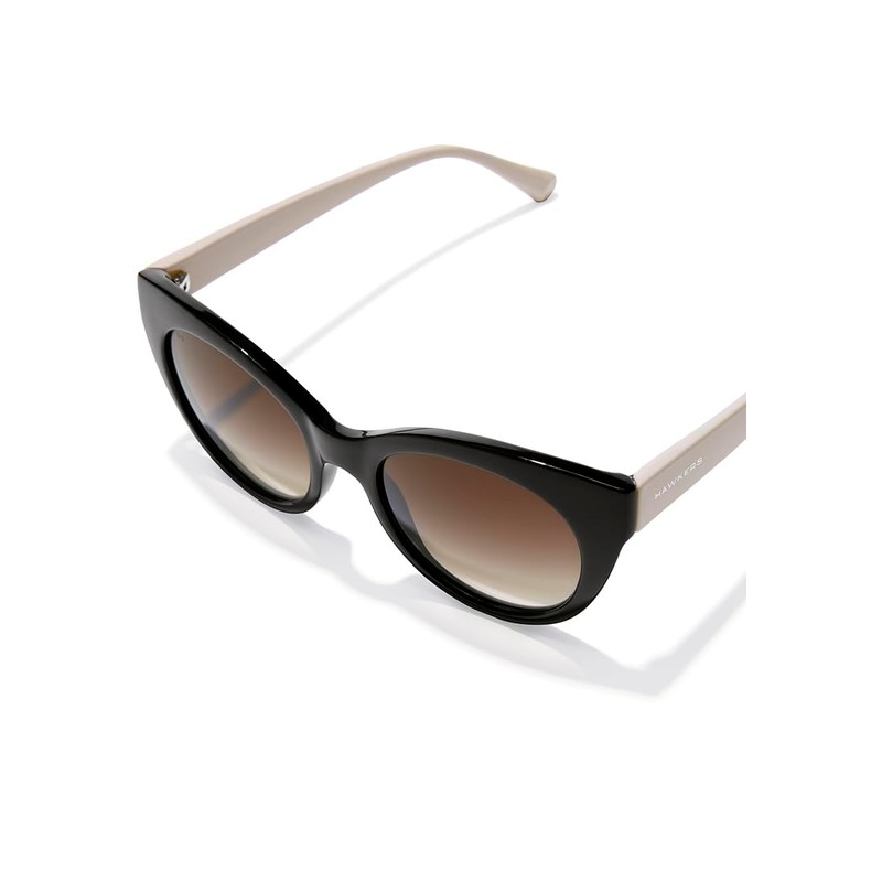 HAWKERS Unisex Divine Sunglasses, Black and White Earth