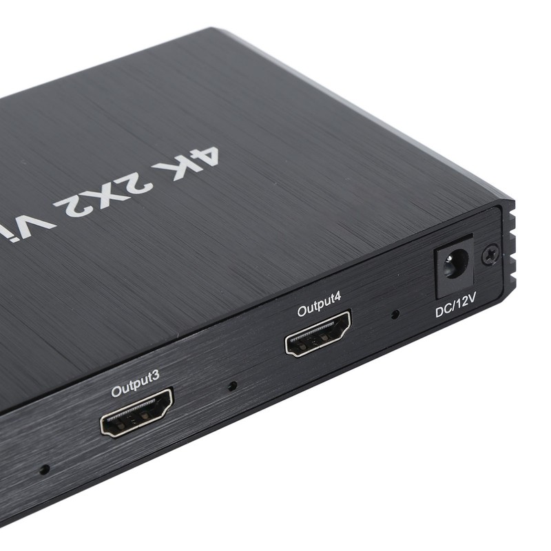 2x2 Video Wall Controller 4K 30Hz VGA Input HD Multimedia