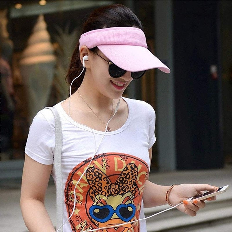 GZQIRUN Sun Visor, Sweat Absorbent, Quick Drying, Antibacterial, Odor Resistant,