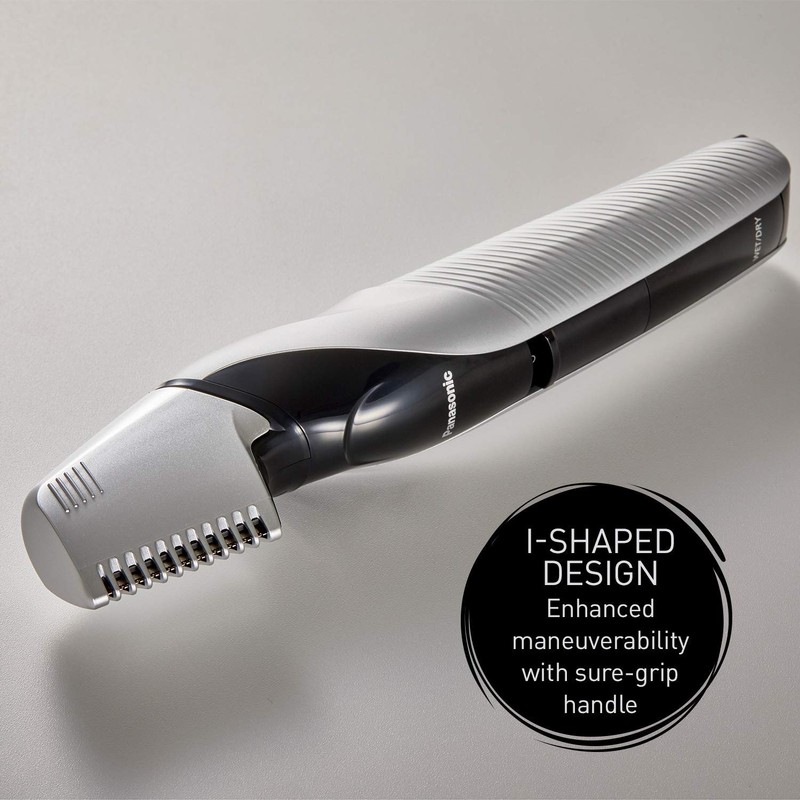 Panasonic ERGK60S Slim Line Body Groomer, ERGK60S, Silver