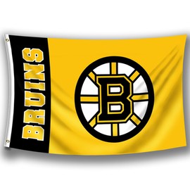 LCFHOME Desert Cactus Boston Banner National Hockey League Double Sided Yellow Flag 3x5Ft (150D Poly HD Printing) Garage Wall Decor Sign