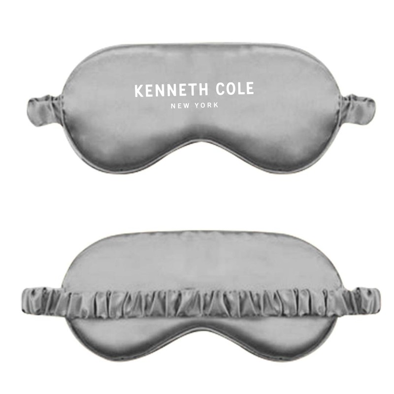 Kenneth Cole Satin Eye Mask with Elastic Band - Blocks