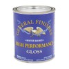 General Finishes High Performance Water Based Topcoat, 1 Pint, Gloss