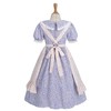 Nuoqi Colonial Costume Girls Prairie Pioneer Dress Laura Ingalls Wilder