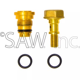 AAA, Delco, DeWalt, Excell, OEM Solutions, Simpson 7115203-BBK OEM Banjo Bolt Kit for Pressure Washers with Auto Idle Down Control