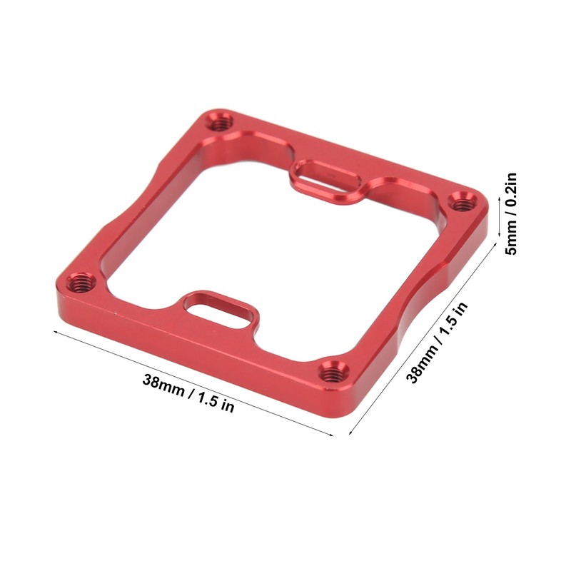 RC ESC Fan Base Anodized Treatment CNC Machined Aluminum Structure