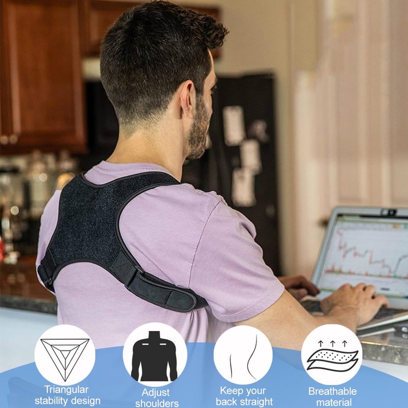 Pack of 2 Posture Corrector Back, Innovative Back Straightener, Back