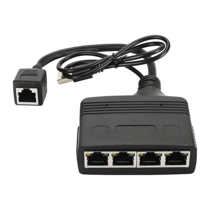 Ethernet Splitter 1 to 4 High Speed 1000Mbps RJ45 Network