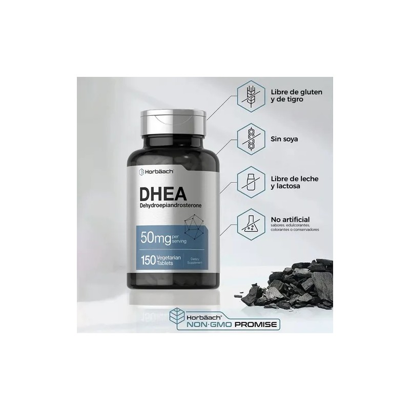 DHEA equilibrio hormonal saludable 150 tabletas Sabor Sin Sabor