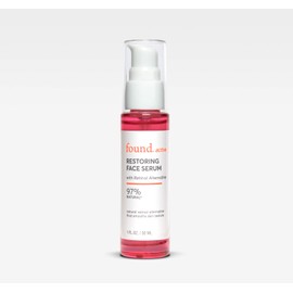 Found Active Restoring Face Serum with Bakuchiol Retinol Alternative, Refines the Look of Uneven Texture, Rich Antioxidants Improve the Appearance of Fine Lines & Wrinkles, 1 Fl Oz