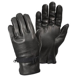Rothco D3-A Type Leather Gloves (Black, 4)