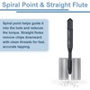 sourcing map Spiral Point Plug Threading Tap M4 x 0.7