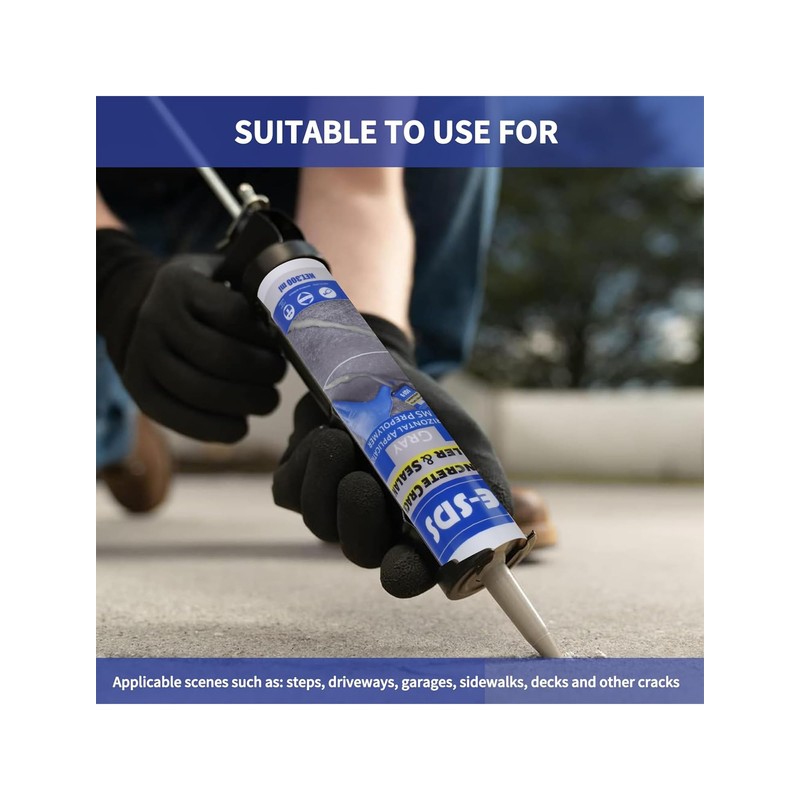 E-SDS Concrete Crack Filler Outdoor Waterproof Cement Crack Filler, Polyurethane