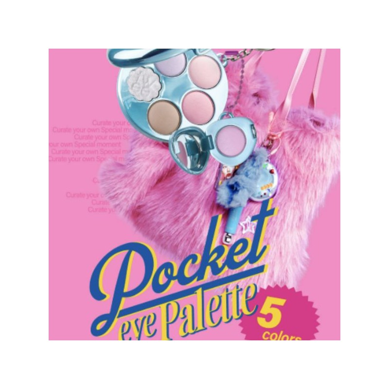 FWEE Pocket Eye Palette 6.6g, Color:EP03 Strawberry Whip