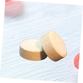 ORFOFE 10pcs Ginger Foot Care Effervescent Tablets for Soothing Massage Detox and Swelling Treatment for Relaxing Foot Baths