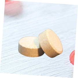 ORFOFE 10pcs Ginger Foot Care Effervescent Tablets for Soothing Massage Detox and Swelling Treatment for Relaxing Foot Baths
