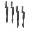 IWOWHERO 4pcs Foldable Eyebrow Grooming Tool Compact Eyebrow Brushes for