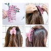 Pinzas Para Cabello Garra Fuerte 4pcs Antideslizantes