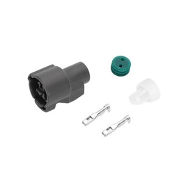 TUCKBOLD 2 Pin Oil Pressure Sensor Connector Plug, 2mm Series Female Wire Terminal Connector for Honda Accord Plastic Copper Gray, 1 Set Automotive Parts