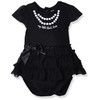 Gerber Baby Girls' Bodysuit with Tutu Skirt, Black Dress, Newborn