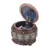 Vintage Music Box with 12 Constellations Rotating Goddess Twinkling LED
