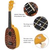 21in Ukulele with Carry Bag Tropical Fruit Pattern for Beginners