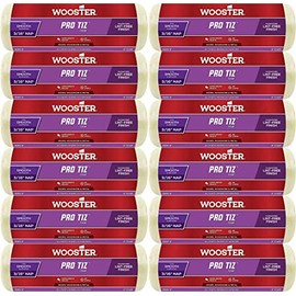 Wooster Brush R265-9 Pro Tiz 9 Inch, 3/16 Inch Nap Foam Roll - Pack of 12