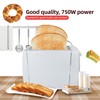 2 Slice Toaster Stainless Steel ABS Smart Toaster with 6