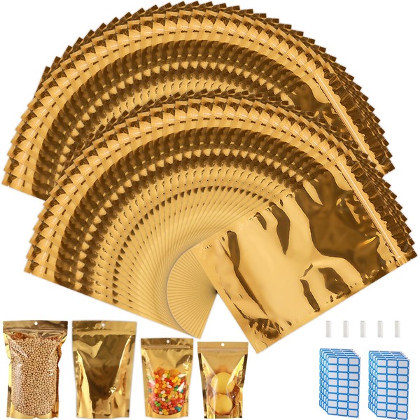 300 Pcs Mylar Bags for Food Storage 4x6 Mylar Bags