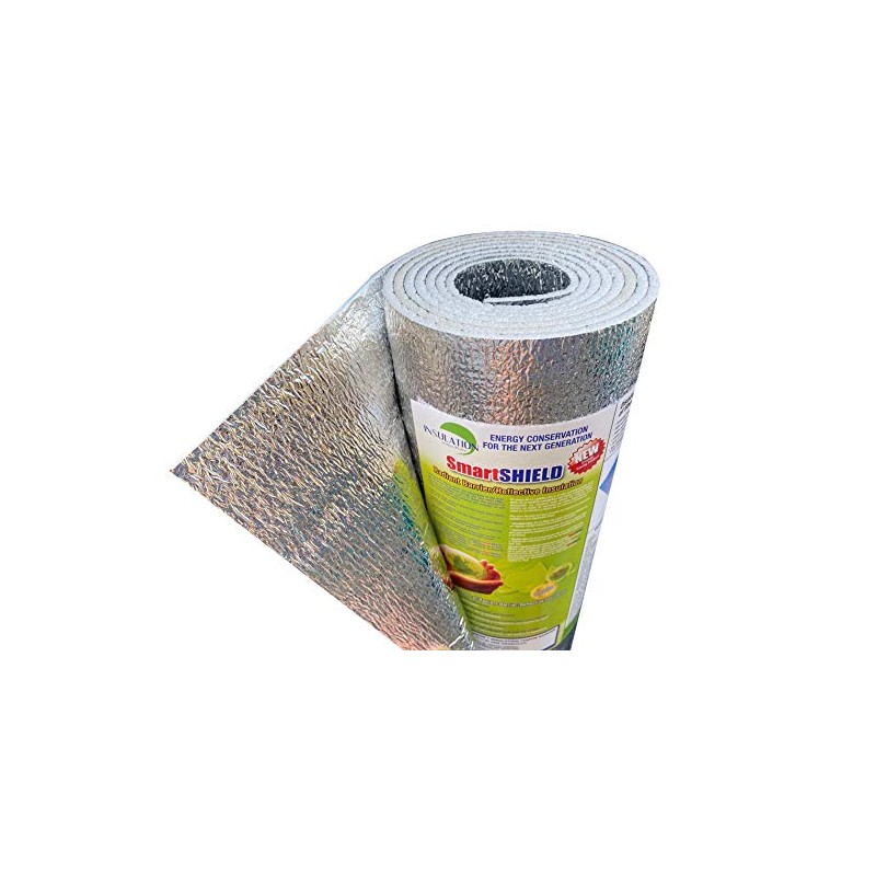 INSULATION MARKETPLACE SmartSHIELD -3mm 16 inchx25Ft Reflective Insulation roll, Foam