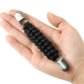 2pcs Dress Cinch Clips Sweater Clips Shawl Cardigan Collar Clips Scarf Clips Elastic Dress Clips Back Cinch for Women (Black)