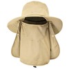 ehsbuy Sun Hats Men with Face Covering Foldable Wide Brim