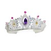 ZECAA Crystal Elegant Princess Tiara Crown For Woman, Multi-Gemstone Tiara