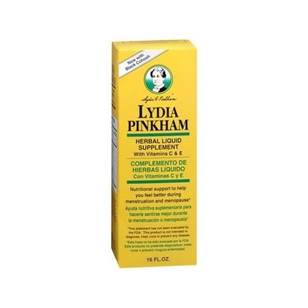 Lydia Pinkham Herbal Liquid, 16oz Per Bottle