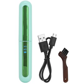 Electric Eyelash Curler LongLasting Heated Curler Natural Eyelash Perming Tool(Green )