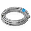 Refrigerator water line - 20 FT Premium Stainless Steel Braided Ice Maker Water Hose,Food grade PEX Inner Tube Fridge Water Line with 1/4" Fittings for Refrigerator Ice Maker
