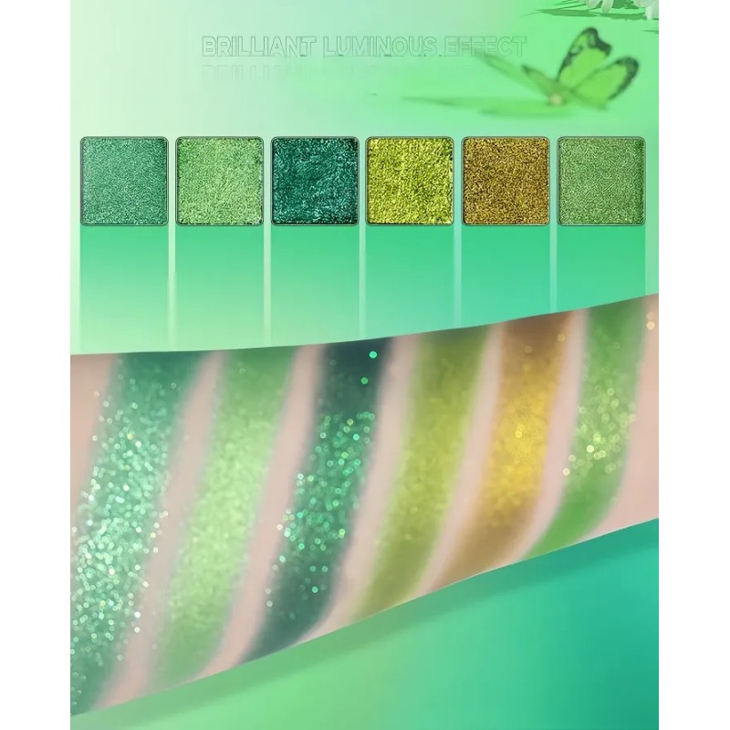 Kapeine Paleta 16 Sombras Hipoalergénicas A Prueba De Agua