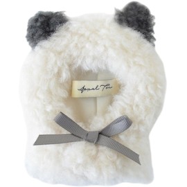 AppelToi 250144-678 Panda Plush Doll Mascot Sewing, Sewing, Sewing, Costume, Animal, 3.9 inches (10 cm), Small, Mini Poncho, Animal, Boa, Cat Ears, Cat