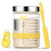 Koackl Sourdough Starter Jar, 40oz Sourdough Starter Kit with Magnetic