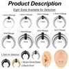 BodyAce 2Pairs Buffalo Ear Taper Kit, 2-12G Septum Pincher Tapers