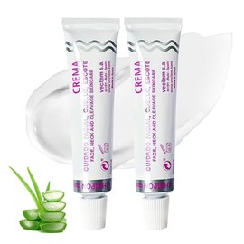 2PC Crema Antienvejecimiento para MujeresFace Neck  Decollet Anti-ageing Cream with Collagen,vitaminas y colgeno, crema hidratante y regeneradora