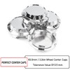 RTrhinoTuning 4 PCS 83mm Wheel Center Caps Compatible with Avalanche