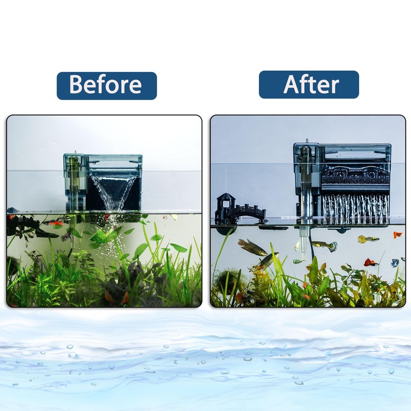 Aquarium Filter Baffle, Fish Tank Accessory, Helps Maintain a Calm