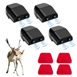 KVAEY 8 PCS Deer Whistles for Car, Automotive Deer Warning Whistle Devices, Animal Warning Devices to Avoids Collision, Universal Animal Alert Accessories (Black, 4pcs)